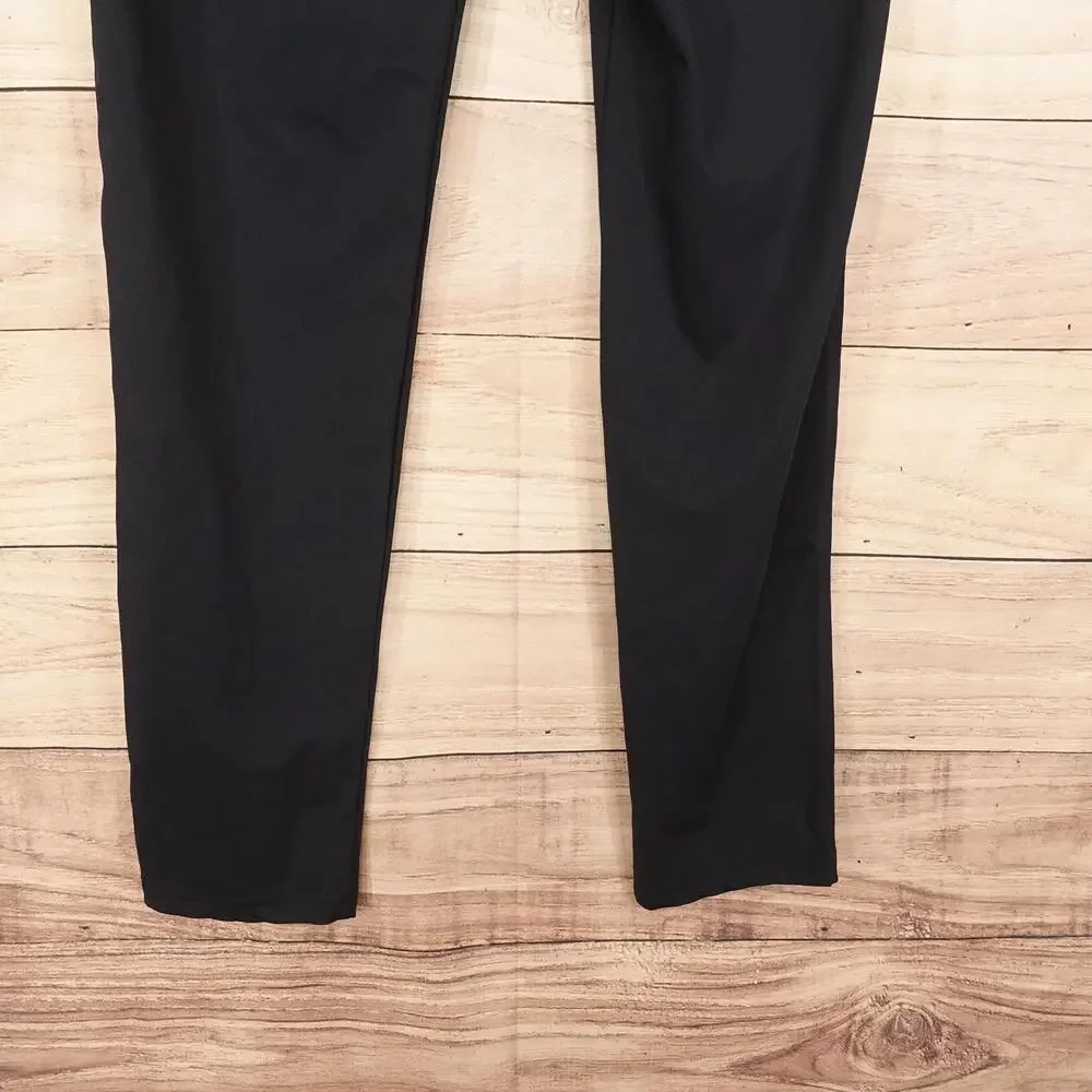 LEG3ND Tech Pants Mens M 32x32 Black Slim Fit Casual Microfiber Legend